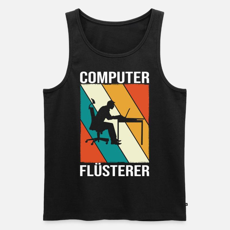 Programmierer Informatiker Informatik - Männer Premium Bio Tank Top - Schwarz