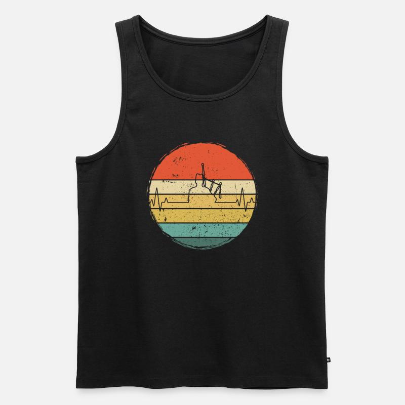 Dudelsack Dudelsackspieler Sackpfeife - Männer Premium Bio Tank Top - Schwarz