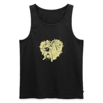 Banjo Banjo joueur Banjoïste - Débardeur bio Premium Homme - noir - Devant - Michal (187cm)