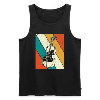 Cello Cellospieler Cellist - Männer Premium Bio Tank Top - Schwarz - Vorne - Michal (187cm)