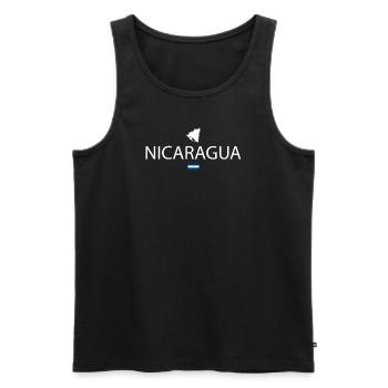 Nicaragua Reise - Männer Premium Bio Tank Top - Schwarz - Vorne - Michal (187cm)