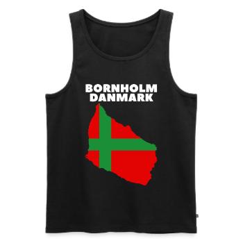 Bornholm Danmark - Männer Premium Bio Tank Top - Schwarz - Vorne - Michal (187cm)