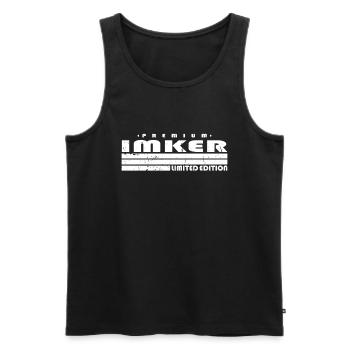 Imker Limited Edition Bienen Lustiges Imkerei - Männer Premium Bio Tank Top - Schwarz - Vorne - Michal (187cm)