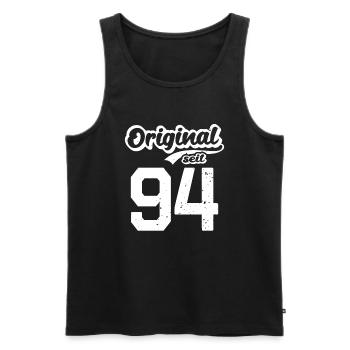 28. Geburtstag Original seit 1994 28 Jahre - Männer Premium Bio Tank Top - Schwarz - Vorne - Michal (187cm)