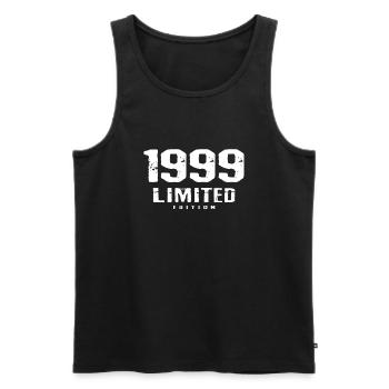 23e anniversaire Édition limitée 1999 23 ans - Débardeur bio Premium Homme - noir - Devant - Michal (187cm)