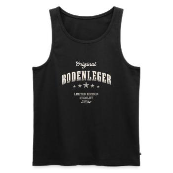 Bodenleger Limited Edition - Männer Premium Bio Tank Top - Schwarz - Vorne - Michal (187cm)