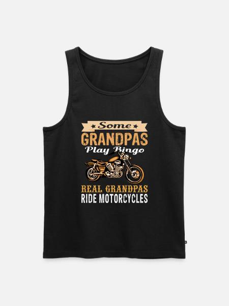 Real Grandpas drev motorcykel cykler motorcykel motorcykel - Herre Premium økologisk tanktop - sort