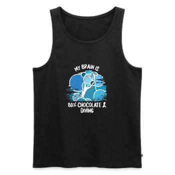 Plongeurs Plongée sous-marine Plongée sous-marine Plongée sous-marine - Débardeur bio Premium Homme - noir - Devant - Michal (187cm)