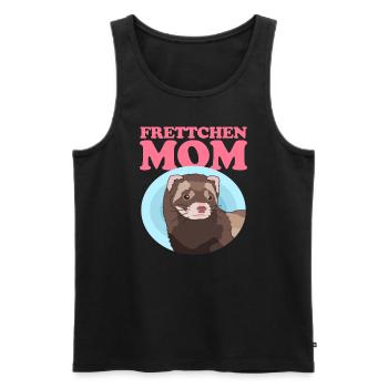 Frettchen Mom Frettchen Ferret Besitzer Geschenk - Männer Premium Bio Tank Top - Schwarz - Vorne - Michal (187cm)