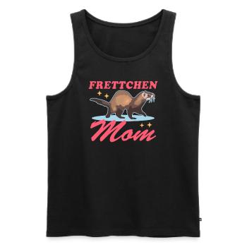 Frettchen Mom Ferret Frettchen Besitzer Geschenk - Männer Premium Bio Tank Top - Schwarz - Vorne - Michal (187cm)