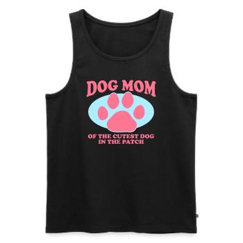Chiens Maman Maîtresse Chien Propriétaire Cadeau - Débardeur bio Premium Homme - noir - Devant - Michal (187cm)