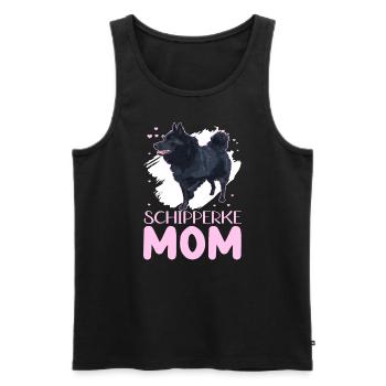 Schipperke Mom Dog Mama Dog Owner Cadeau - Débardeur bio Premium Homme - noir - Devant - Michal (187cm)