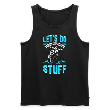 Skimbording Skimboard Surfing Skimborden Cadeau - Débardeur bio Premium Homme - noir - Devant - Michal (187cm)