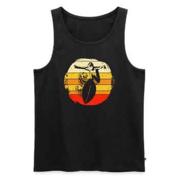Skimboard Surfing Skimborden Skimbording Cadeau - Débardeur bio Premium Homme - noir - Devant - Michal (187cm)