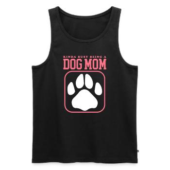 Dog Mama Mistress Dog Dog Owner Cadeau - Débardeur bio Premium Homme - noir - Devant - Michal (187cm)