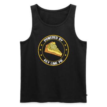 Cake Lime Cake Lemon Cake Gift - Men's Premium Organic Tank Top - black - Front - AI Model Male 178 light (178cm)