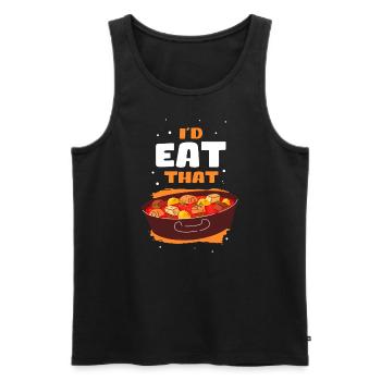 Gulasch Ungarischer Gulasch Liebhaber Geschenk - Männer Premium Bio Tank Top - Schwarz - Vorne - AI Model Male 178 light (178cm)