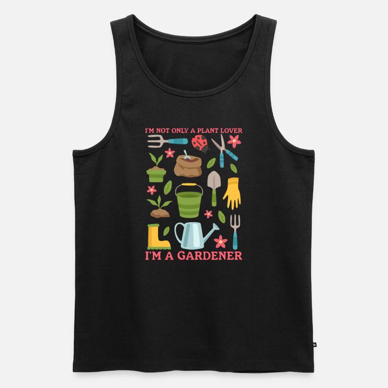 Garten Hobbygärtner Gärtner Gartenarbeit Geschenk - Männer Premium Bio Tank Top - Schwarz