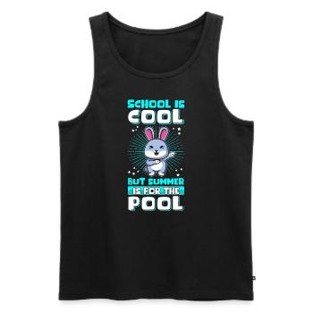 Summer Holidays Holiday School Student Gift - Men's Premium Organic Tank Top - black - Front - AI Model Male 178 light (178cm)