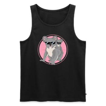 Koala Koalas | Koala Bear Koala Bear Gift - Men's Premium Organic Tank Top - black - Front - AI Model Male 178 light (178cm)