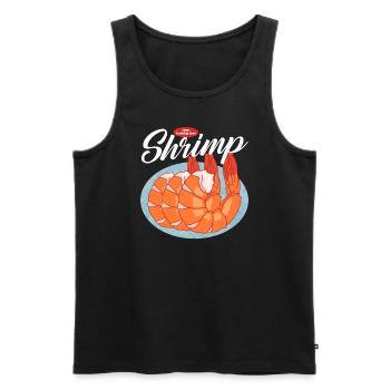 Krabben Krabbenliebhaber Garnele Krabbe Geschenk - Männer Premium Bio Tank Top - Schwarz - Vorne - Michal (187cm)
