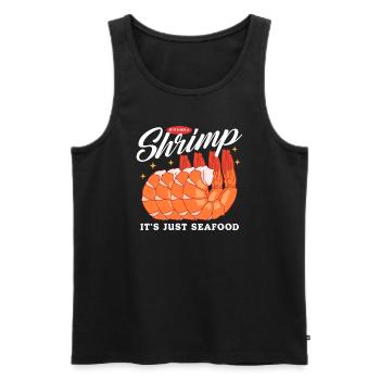 Krabbe Garnelen Krabbenliebhaber Krabben Geschenk - Männer Premium Bio Tank Top - Schwarz - Vorne - Michal (187cm)