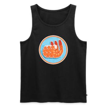 Crabe Crevette Crabe Lover Crabe Cadeau - Débardeur bio Premium Homme - noir - Devant - Michal (187cm)