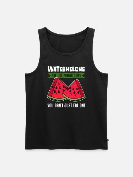 Watermelon Paste Angurie Arbuse Gift - Men's Premium Organic Tank Top - black