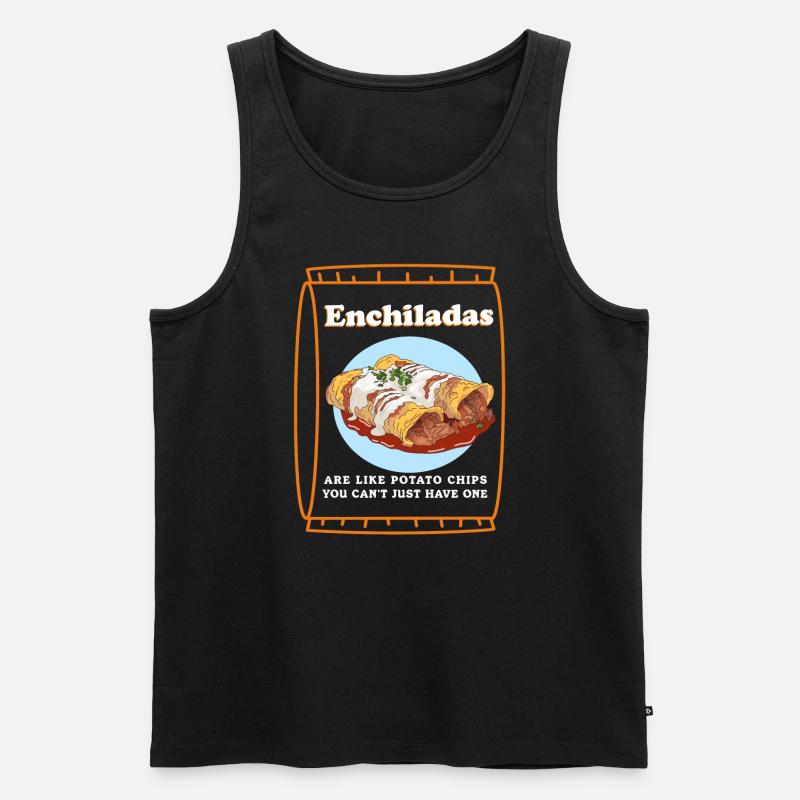 Enchiladas amant enchilada cadeau - Débardeur bio Premium Homme - noir