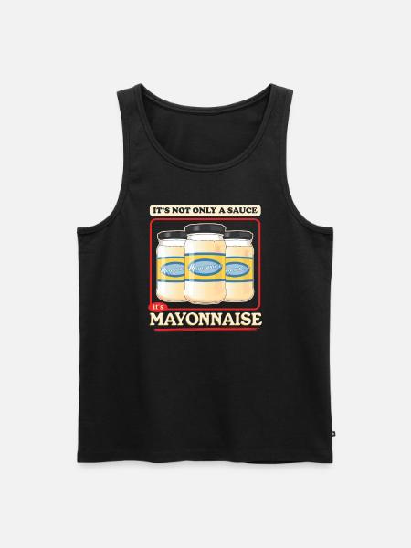 Mayonnaise Yummy Mayo Gift - Men's Premium Organic Tank Top - black