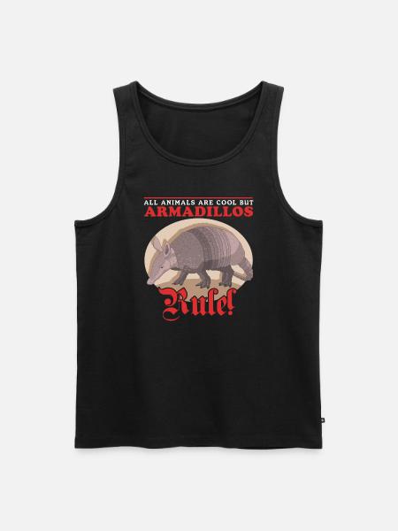 Armadillo Nine-Banded Armadillo Gift - Men's Premium Organic Tank Top - black