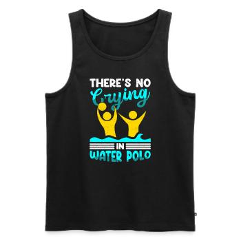 Water polo funny water polo player gift - Men's Premium Organic Tank Top - black - Front - Michal (187cm)