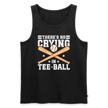 Tee Ball Spieler T-Ball Teeball Tee-Ball Geschenk - Männer Premium Bio Tank Top - Schwarz - Vorne - Michal (187cm)