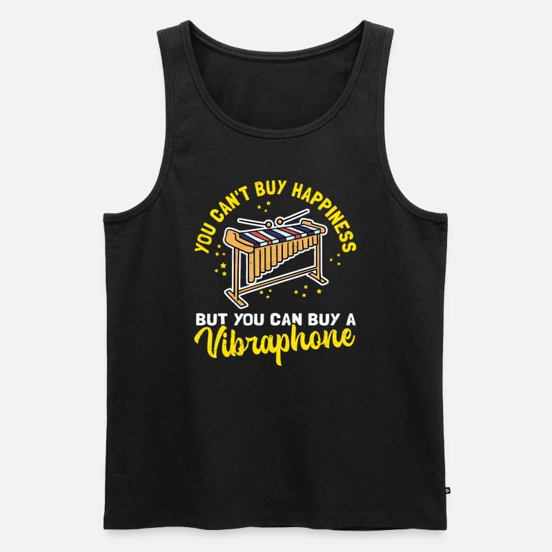 Vibraphone Vibraphone Musician Vibraphonist Gift - Men's Premium Organic Tank Top - black