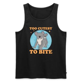 Koala Koalas Koalabär Koalabären Geschenk - Männer Premium Bio Tank Top - Schwarz - Vorne - Michal (187cm)