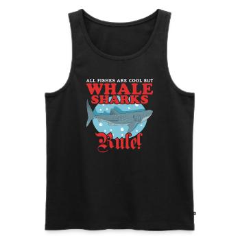 Whale Shark Whale Shark Whale Sharks Whale Sharks Gift - Men's Premium Organic Tank Top - black - Front - AI Model Male 178 light (178cm)
