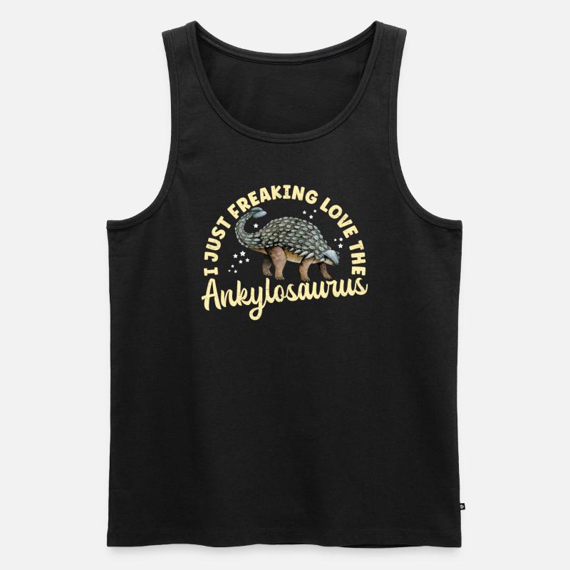 Ankylosaurus Ankylosaurier Dinos Geschenk - Männer Premium Bio Tank Top - Schwarz