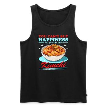 Kimchi Cuisine coréenne Kimchi Cadeau - Débardeur bio Premium Homme - noir - Devant - Michal (187cm)