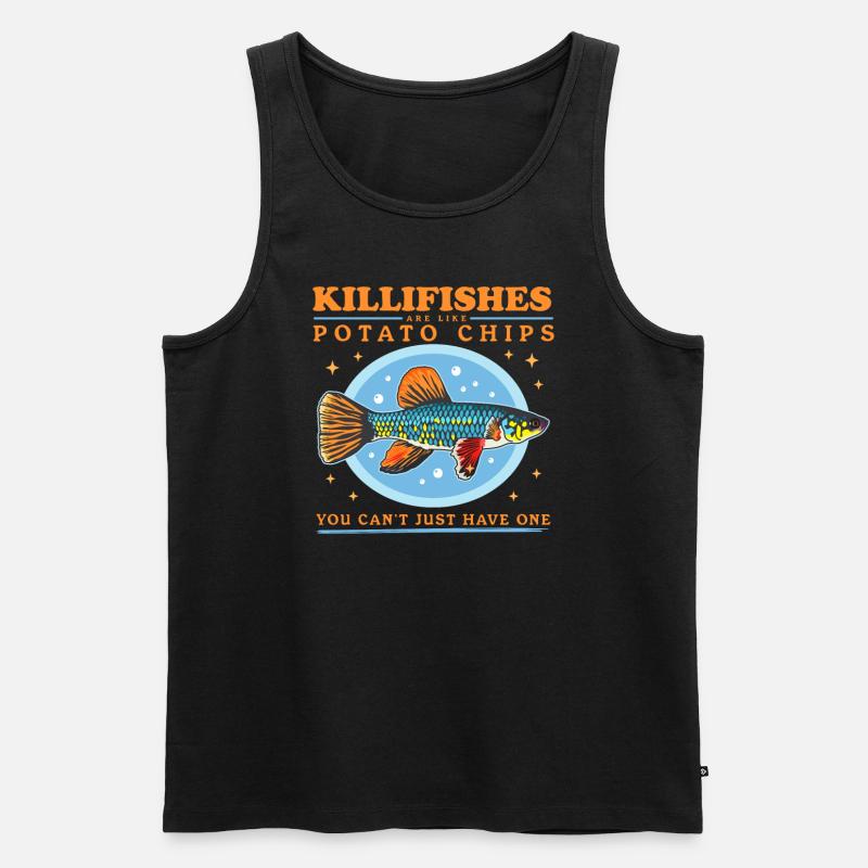 Eierlegende Zahnkarpfen Killifish Geschenk - Männer Premium Bio Tank Top - Schwarz