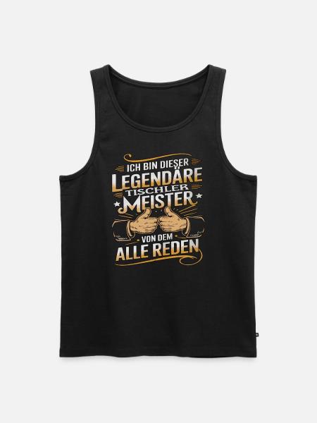 Jeg er den legendariske tømrermester i - Herre Premium økologisk tanktop - sort