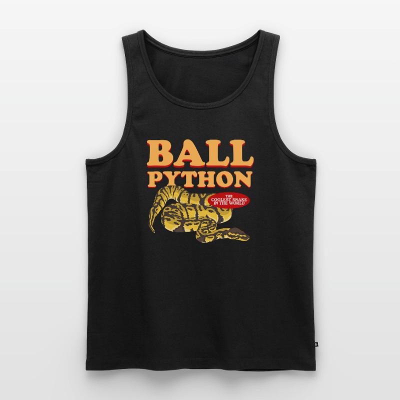Königspython Python Schlangen Geschenk Männer Premium Bio Tank Top