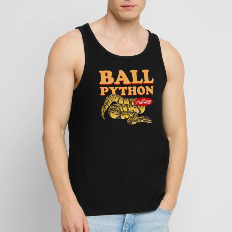 Königspython Python Schlangen Geschenk Männer Premium Bio Tank Top