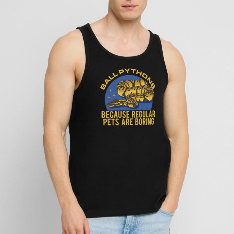 Königspython Schlangen Python Geschenk Männer Premium Bio Tank Top