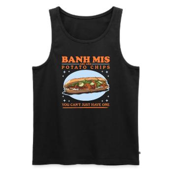 Banh Mi Sandwiches Bánh Mì Geschenke - Männer Premium Bio Tank Top - Schwarz - Vorne - AI Model Male 178 light (178cm)