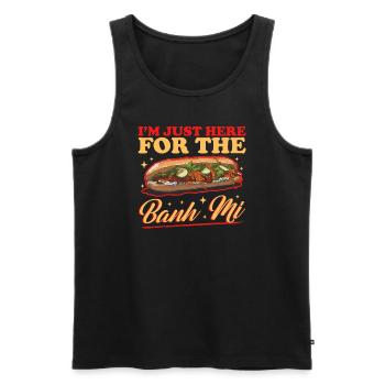 Banh Mi Bánh Mì Sandwiches Geschenk - Männer Premium Bio Tank Top - Schwarz - Vorne - AI Model Male 178 light (178cm)
