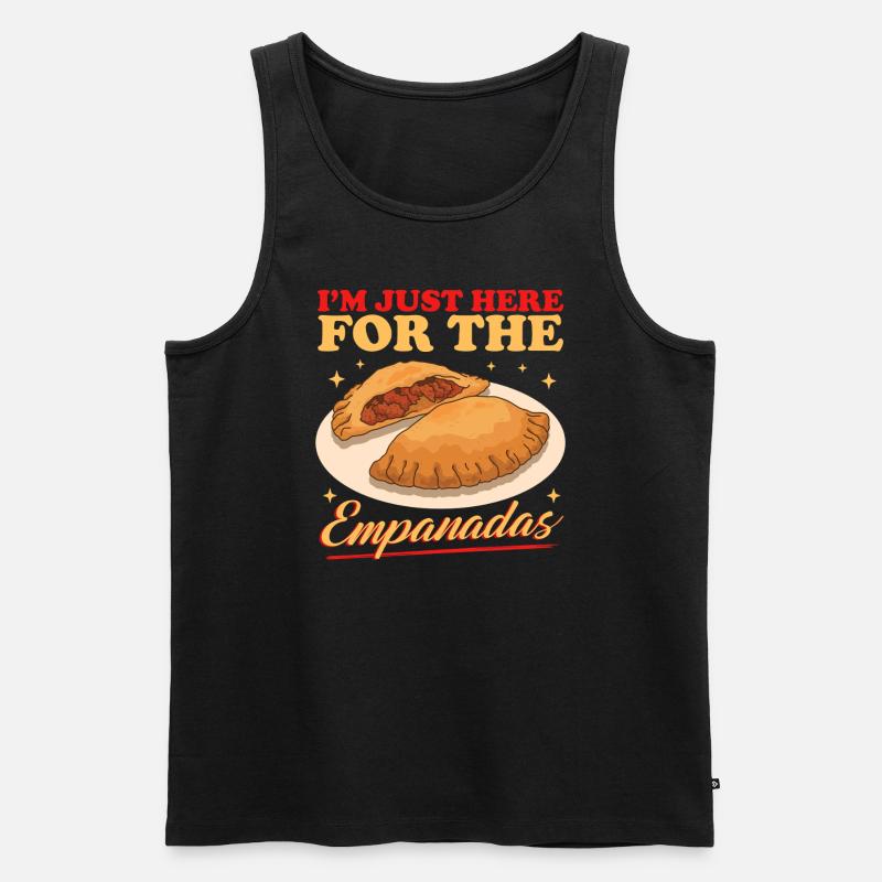 Empanadas Empanada Teigtasche Geschenke - Männer Premium Bio Tank Top - Schwarz