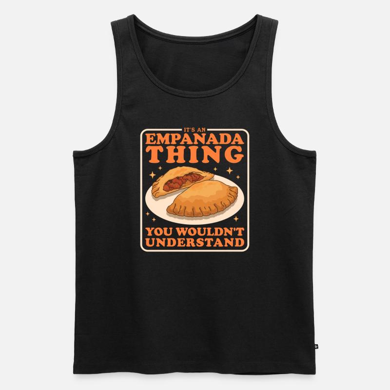 Empanadas Teigtasche Empanada Geschenke - Männer Premium Bio Tank Top - Schwarz