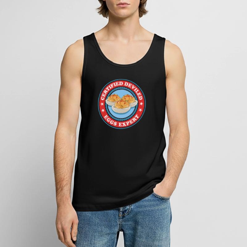Stuffed Eggs Expert Deviled Eggs Gift Men's Premium Organic Tank Top
