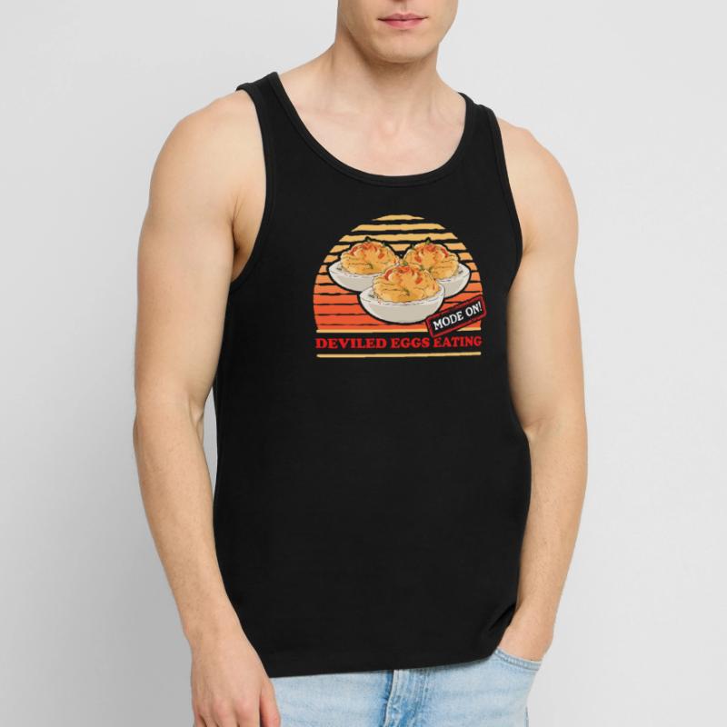 Deviled Eggs Stuffed Eggs Gift Men's Premium Organic Tank Top