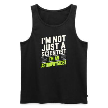 Astrophysiker Astronomie Astrophysik Geschenk - Männer Premium Bio Tank Top - Schwarz - Vorne - AI Model Male 178 light (178cm)